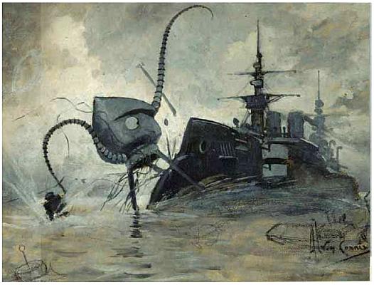 War of the Worlds illustration by Henrique Alvim Corrêa